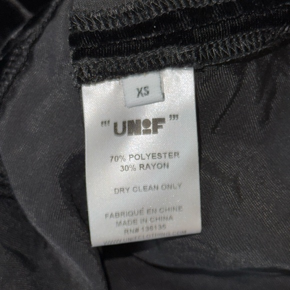 Unif Size Extra Small Rhianne Dress NWT Black Velvet Midi Rose Whimsygoth Vampy - Picture 5 of 15